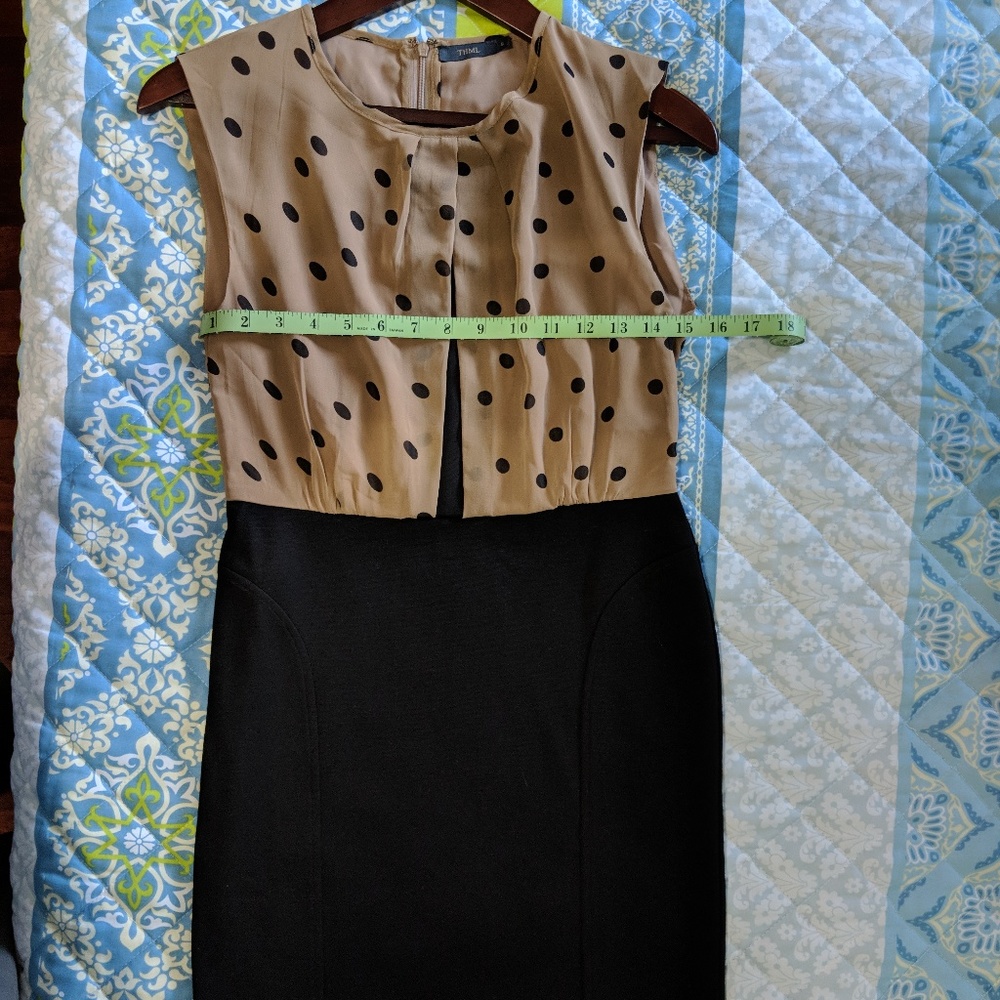 THML Anthropologie Sleek 2-Part Fitted dress